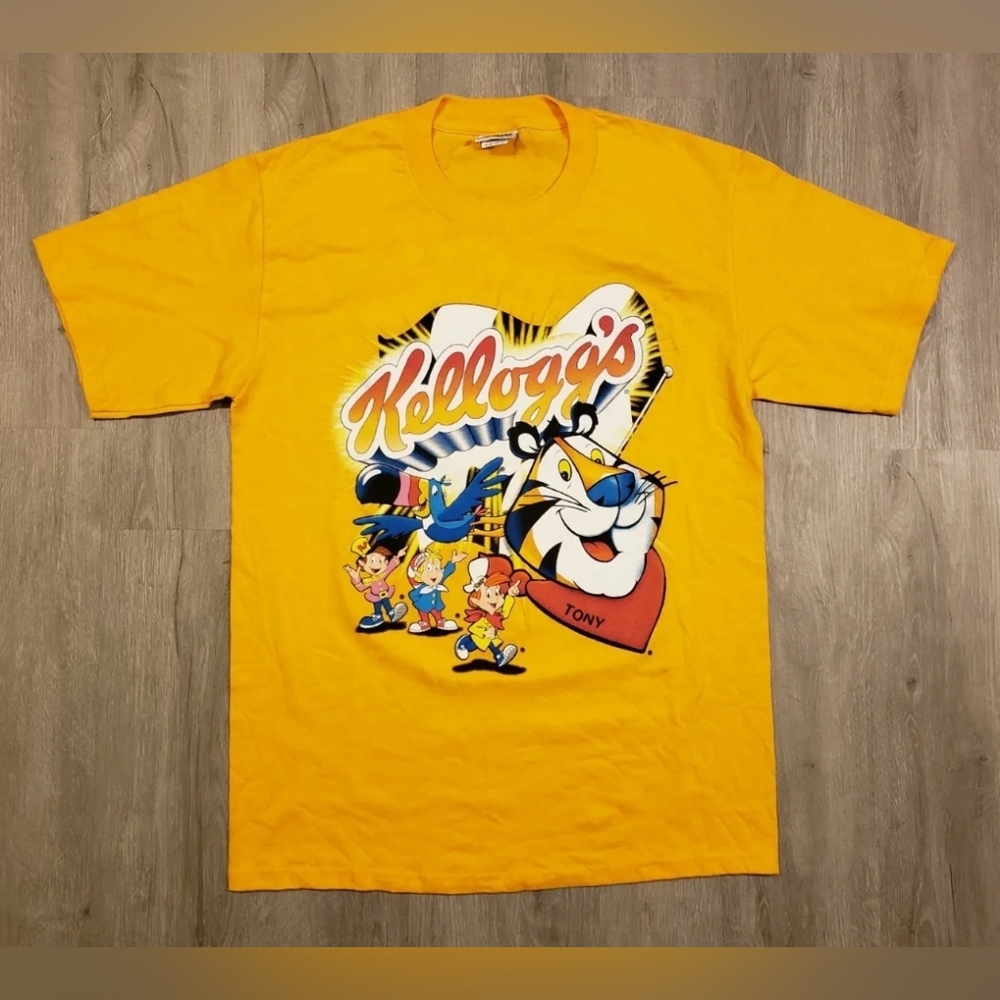Vintage Nascar Terry Labonte Kelloggs Racing Double Sided T Shirt Size Medium
